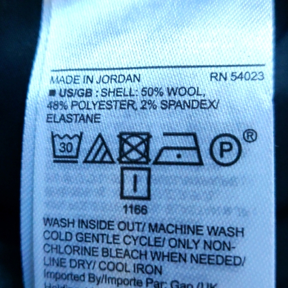 BANANA REPUBLIC 267873 AVERY LIGHTWEIGHT WOOL PANT - Picture 9 of 12